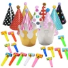 Children's birthday party, polka dot ball party hat, Crown hat 11-piece set, baby first birthday and full moon photo Specification image
